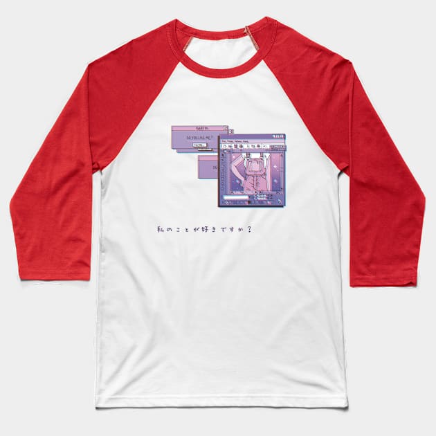 Do you Like me Baseball T-Shirt by Aesthetic Machine